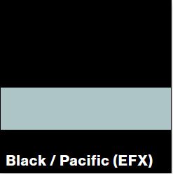 Black/Pacific ColorHues EFX 1/8IN 2-Ply - Rowmark ColorHues EFX